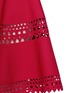Detail View - Click To Enlarge - ALAÏA - 'Vienne' geometric cutout perforated knit dress