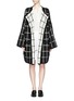 Main View - Click To Enlarge - CHLOÉ - Reversible windowpane check knit overcoat