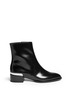 Main View - Click To Enlarge - VINCE - 'Yasmin' metal plate leather ankle boots