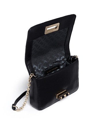 Detail View - Click To Enlarge - DIANE VON FURSTENBERG - '440 Gallery Bellini' quilted leather stud crossbody bag