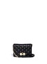 Main View - Click To Enlarge - DIANE VON FURSTENBERG - '440 Gallery Bellini' quilted leather stud crossbody bag