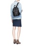 Figure View - Click To Enlarge - REBECCA MINKOFF - 'Mini M.A.B.' pebbled leather backpack