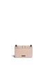 Back View - Click To Enlarge - REBECCA MINKOFF - 'Love' mini quilted leather crossbody bag