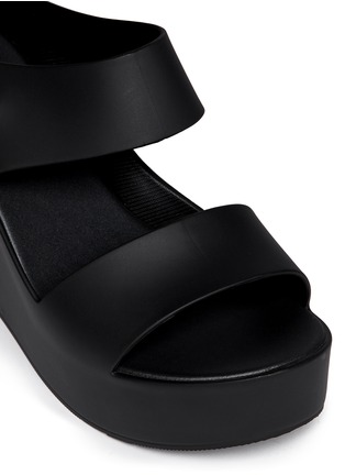 Detail View - Click To Enlarge - MELISSA - 'Creatives' PVC wedge sandals