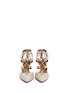 Figure View - Click To Enlarge - AQUAZZURA - 'Bel Air' caged lace-up suede pumps
