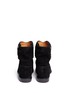 Back View - Click To Enlarge - ISABEL MARANT ÉTOILE - 'Crisi' ruche cuff suede ankle boots