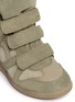 Detail View - Click To Enlarge - ISABEL MARANT ÉTOILE - 'Bekett' suede high top wedge sneakers