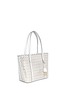 Detail View - Click To Enlarge - MICHAEL KORS - 'Desi' small floral perforated leather travel tote