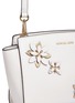 - MICHAEL KORS - 'Selma' medium floral embellished messenger bag