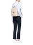 Figure View - Click To Enlarge - MICHAEL KORS - 'Rhea' medium nappa leather backpack