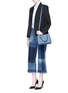 Figure View - Click To Enlarge - MICHAEL KORS - 'Savannah' small saffiano leather satchel