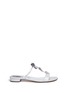 Main View - Click To Enlarge - RENÉ CAOVILLA - Strass bow leather slide sandals