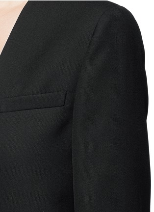 Detail View - Click To Enlarge - ACNE STUDIOS - 'Amey Struct' V-neck blazer top