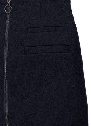 Detail View - Click To Enlarge - MO&CO. EDITION 10 - Slit front wool pencil skirt