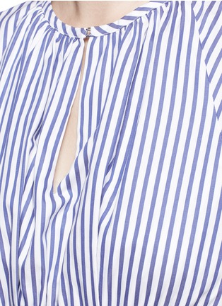 Detail View - Click To Enlarge - VICTORIA, VICTORIA BECKHAM - Stripe gathered empire waist dress