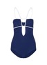 Main View - Click To Enlarge - ARAKS - 'Harlow' piped one-piece swimsuit