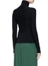 Back View - Click To Enlarge - ACNE STUDIOS - 'Ida' cotton blend rib knit turtleneck sweater