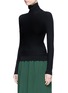 Front View - Click To Enlarge - ACNE STUDIOS - 'Ida' cotton blend rib knit turtleneck sweater
