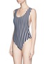 Figure View - Click To Enlarge - ARAKS - 'Jireh' stripe one-piece swimsuit