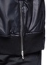 Detail View - Click To Enlarge - ATTACHMENT - Oversized zip hem bomber jacket