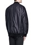 Back View - Click To Enlarge - ATTACHMENT - Oversized zip hem bomber jacket