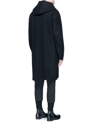 Back View - Click To Enlarge - ATTACHMENT - Hooded wool-cashmere coat