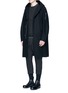 Figure View - Click To Enlarge - ATTACHMENT - Hooded wool-cashmere coat
