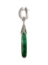 Figure View - Click To Enlarge - SAMUEL KUNG - Diamond jade 18k white gold drop earrings