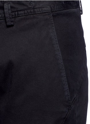 Detail View - Click To Enlarge - STONE ISLAND - Logo embroidery cotton cargo pants