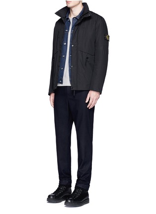 Figure View - Click To Enlarge - STONE ISLAND - Padded Supima® cotton field jacket