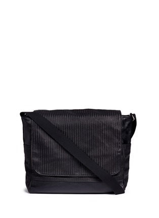 Main View - Click To Enlarge Main View - Click To Enlarge - Meilleur Ami Paris - 'Tresse Couture' embossed leather messenger bag