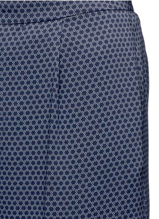 Detail View - Click To Enlarge - VINCE - Tie print silk georgette lounge pants