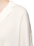 Detail View - Click To Enlarge - VINCE - Drape wrap front silk blouse