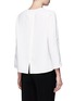Back View - Click To Enlarge - VINCE - Open back cady crepe blouse