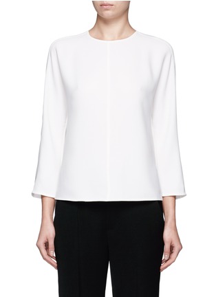 Main View - Click To Enlarge - VINCE - Open back cady crepe blouse