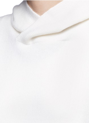 Detail View - Click To Enlarge - VINCE - Cashmere-wool hooded sweater