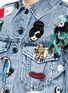 Detail View - Click To Enlarge - ALICE & OLIVIA - 'Chloe' patch embellished cropped denim jacket