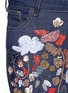 Detail View - Click To Enlarge - ALICE & OLIVIA - 'Ryley' embellished bell denim pants