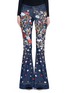 Main View - Click To Enlarge - ALICE & OLIVIA - 'Ryley' embellished bell denim pants