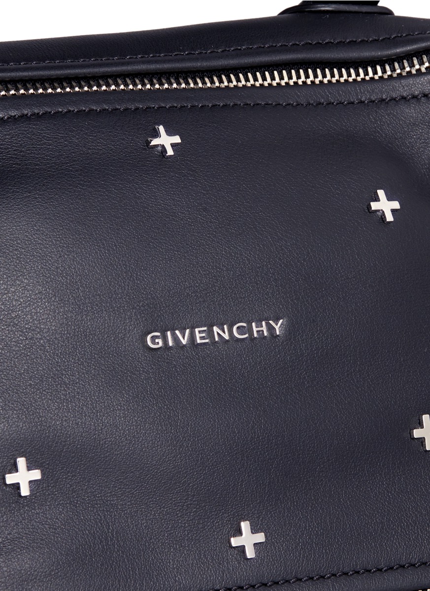 GIVENCHY 'Pandora' small cross stud leather bag