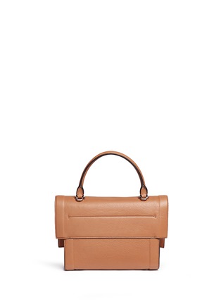 Back View - Click To Enlarge - GIVENCHY - 'Shark' small leather shoulder bag