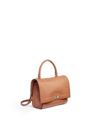 Figure View - Click To Enlarge - GIVENCHY - 'Shark' small leather shoulder bag