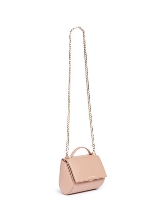 Figure View - Click To Enlarge - GIVENCHY - 'Pandora Box' mini calfskin leather chain bag
