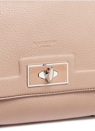 Detail View - Click To Enlarge - GIVENCHY - 'Shark' mini leather shoulder bag