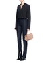 Figure View - Click To Enlarge - GIVENCHY - 'Shark' mini leather shoulder bag