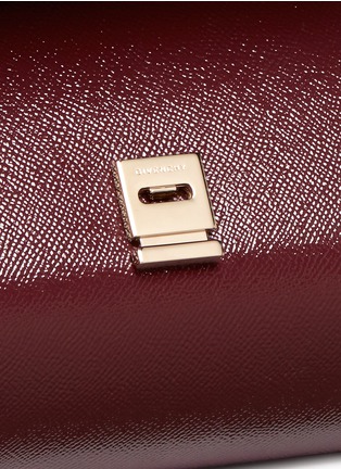 Detail View - Click To Enlarge - GIVENCHY - 'Pandora Box' mini saffiano patent leather chain bag