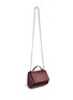 Figure View - Click To Enlarge - GIVENCHY - 'Pandora Box' mini saffiano patent leather chain bag