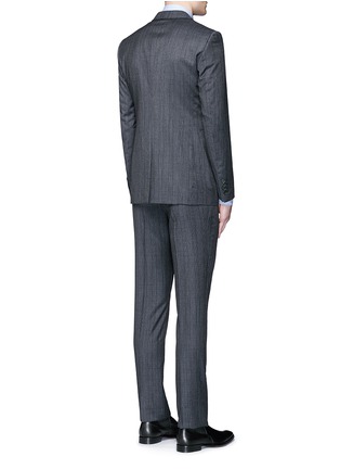 Back View - Click To Enlarge - LANVIN - 'Attitude' speckled check wool suit