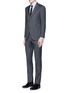 Figure View - Click To Enlarge - LANVIN - 'Attitude' speckled check wool suit