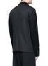 Back View - Click To Enlarge - LANVIN - Deconstructed colourblock jersey soft blazer